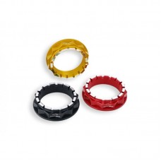 CNC Racing Bi-Color Left or Right Hand Rear Axle Nut for Large hub (6 hole) Ducati and Left Side for all MV Agusta